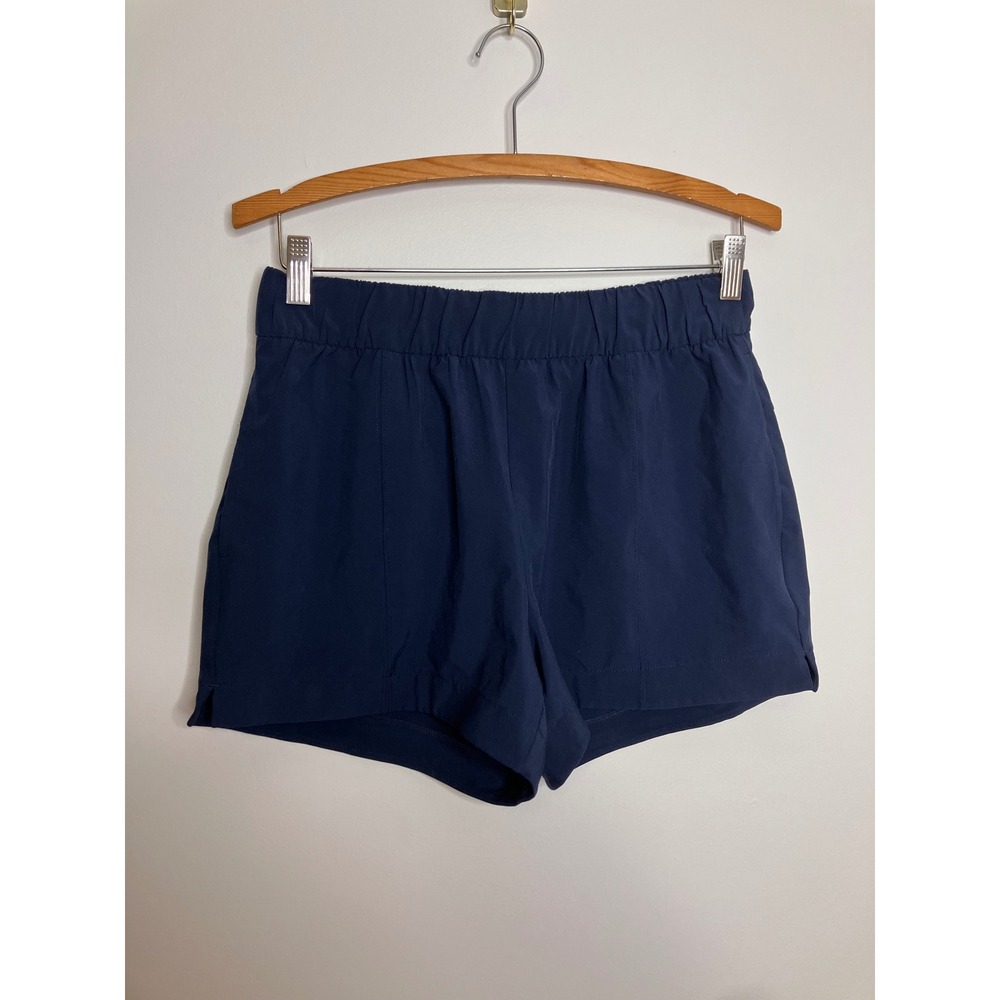 Zella Active Shorts Womens S Navy Blue Excellent Elastic Waist Pockets